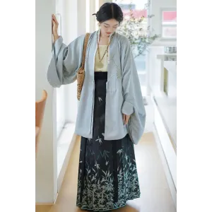 Qing Zhu 青竹 - Ming Dynasty Hanfu Set