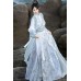 Cloud Piercing 凌云 - New Chinese Style Stand Collar Chivalrous Xiake Mamian Skirt Set