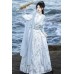 Cloud Piercing 凌云 - New Chinese Style Stand Collar Chivalrous Xiake Mamian Skirt Set