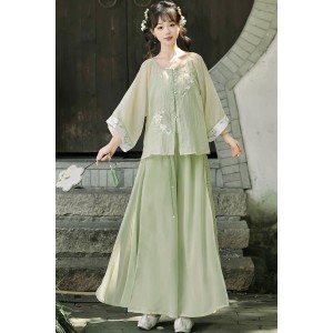 Dew Lily 含露百合 - Han Chinese Element Cold Elegance Set