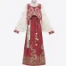 Fugui Mianmian 富贵绵绵 - New Chinese Hanfu Top & Majia & Ma Mian Skirt Set