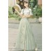 Seeking Summer 寻夏 - New Chinese Style Shirt & Mamian Skirt Set Seeking Summer 寻夏 - New Chinese Style Shirt & Mamian Skirt Set