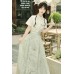 Seeking Summer 寻夏 - New Chinese Style Shirt & Mamian Skirt Set Seeking Summer 寻夏 - New Chinese Style Shirt & Mamian Skirt Set