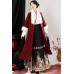 Xun Suangxue 寻霜雪 - New Chinese Style Coat & Top & Mamian Skirt Set