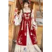 Little Fairy 小神仙 - New Chinese Style New Year Hanfu Shirt & Bijia & Mamian Skirt Set