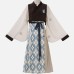 Mountain Ramble 山间游记 - Han Element Hanfu Top & Majia & Dress Set