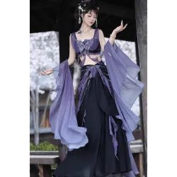 Night Dance 幻夜之舞 - Exoticism Stlyle Hanfu Set