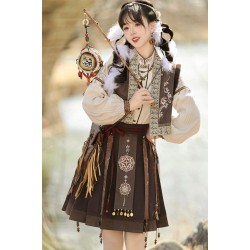 Fading Smoke 弥烟 - Exoticism Stlyle Hanfu Miao Style Set