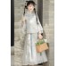 Light Rain 微雨 - Han Element Hanfu Set