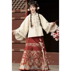 Wealth Snake 招财宝蛇 - Ming Dynasty New Year Hanfu Set