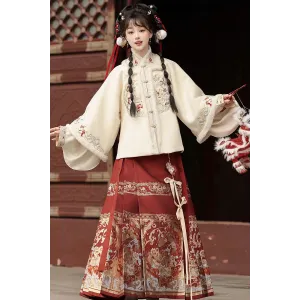 Wealth Snake 招财宝蛇 - Ming Dynasty New Year Hanfu Set