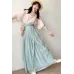 Spring Buds 春芽 - Song Dynasty Style Qiyao Pleated Skirt Hanfu (Preorder)