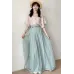 Spring Buds 春芽 - Song Dynasty Style Qiyao Pleated Skirt Hanfu (Preorder)