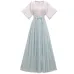 Spring Buds 春芽 - Song Dynasty Style Qiyao Pleated Skirt Hanfu (Preorder)