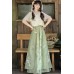 Spring Rain 春雨 - Han Element Hanfu Set