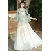 Evening Camellia 晚山茶 - Han Element Hanfu Set