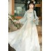 Evening Camellia 晚山茶 - Han Element Hanfu Set