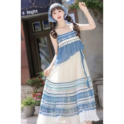 Moon Blue River 月蓝丽水 - New Chinese Hanfu Set