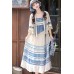 Moon Blue River 月蓝丽水 - New Chinese Hanfu Set Moon Blue River 月蓝丽水 - New Chinese Hanfu Set
