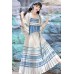 Moon Blue River 月蓝丽水 - New Chinese Hanfu Set Moon Blue River 月蓝丽水 - New Chinese Hanfu Set