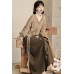 Fengting Wan 枫亭晚 - Han Chinese Element Daily Cardigan & Top & Skirt Hanfu Fengting Wan 枫亭晚 - Han Chinese Element Daily Cardigan & Top & Skirt Hanfu