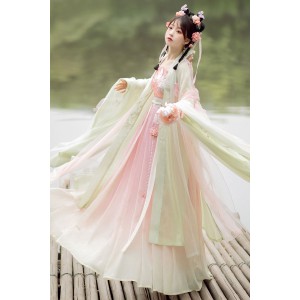Dreaming Butterfly 梦蝶 - Wei jin Style Qiyao Pleated Skirt
