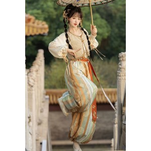 Yong Yule 永遇乐 - Dunhuang Style Exotic Hanfu Set