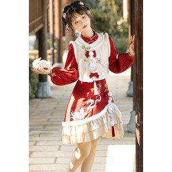 Fortune Rabbit & Loong 瑞兔迎龙 - Han Element Hanfu New Year Set