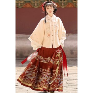 Lucky Dragon - 瑞龙迎春 - New Year Coat Ming Dynasty Hanfu