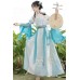 Jade Waters 碧水 - Dunhuang Style Exotic Hanfu Set Jade Waters 碧水 - Dunhuang Style Exotic Hanfu Set