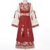 祥蛇贺瑞 - New Chinese Style New Year Hanfu Ma Mian Skirt Set