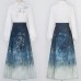 Zhujian Ci 竹涧辞 - New Chinese Style Mamian Skirt Outfut Zhujian Ci 竹涧辞 - New Chinese Style Mamian Skirt Outfut