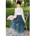 Zhujian Ci 竹涧辞 - New Chinese Style Mamian Skirt Outfut Zhujian Ci 竹涧辞 - New Chinese Style Mamian Skirt Outfut