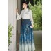 Zhujian Ci 竹涧辞 - New Chinese Style Mamian Skirt Outfut Zhujian Ci 竹涧辞 - New Chinese Style Mamian Skirt Outfut
