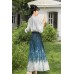 Zhujian Ci 竹涧辞 - New Chinese Style Mamian Skirt Outfut Zhujian Ci 竹涧辞 - New Chinese Style Mamian Skirt Outfut