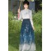 Zhujian Ci 竹涧辞 - New Chinese Style Mamian Skirt Outfut Zhujian Ci 竹涧辞 - New Chinese Style Mamian Skirt Outfut