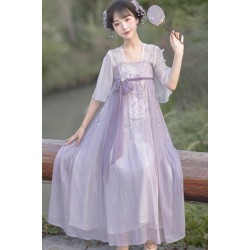 Purple Lotus Seed 紫菂 - New Chinese Hanfu Set