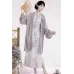 Wisteria Poems 紫藤词 - Qi Pao & Knitted Cardigan Set
