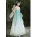 Hydrangea Rain 绣球花雨 - Han Element Hanfu Set Hydrangea Rain 绣球花雨 - Han Element Hanfu Set