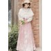 To Tulip 致郁金香 - New Chinese Style Stand Collar Shawl & Top & Mamian Skirt Set