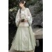 Ruo Meng 若梦 - New Chinese Style Shirt & Mamian Skirt Set