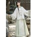 Ruo Meng 若梦 - New Chinese Style Shirt & Mamian Skirt Set