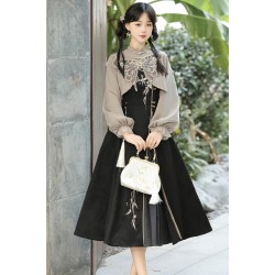 Butterfly Ember 蝶烬 - New Chinese Hanfu Set