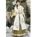 Gold Osmanthus 金桂词 - New Chinese Style Top & Shawl & Ma Mian Skirt Set