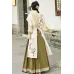 Gold Osmanthus 金桂词 - New Chinese Style Top & Shawl & Ma Mian Skirt Set