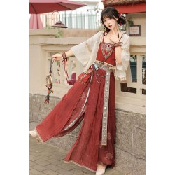 Gilt Gauze 鎏光印鸩纱 - Miao Jiang Element Exotic Hanfu Set