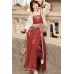 Gilt Gauze 鎏光印鸩纱 - Miao Jiang Element Exotic Hanfu Set