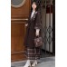 Ginkgo Verses 银杏词 - Han Element Hanfu Preppy Style Checkered Coat Set