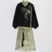 Pine Scent 闻松 - New Chinese Style Hoodie Top & Mamian Skirt Set Pine Scent 闻松 - New Chinese Style Hoodie Top & Mamian Skirt Set