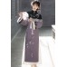 Wen Yangui 闻燕归 -  Cheongsam & Skirt & Shawl Set